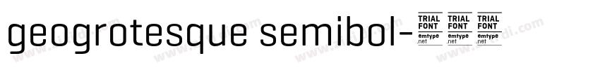 geogrotesque semibol字体转换
